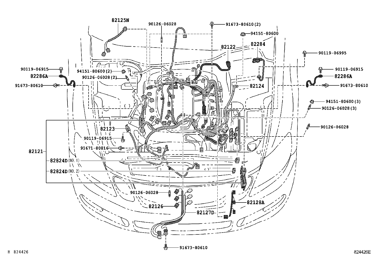  GS460 430 350 |  WIRING CLAMP