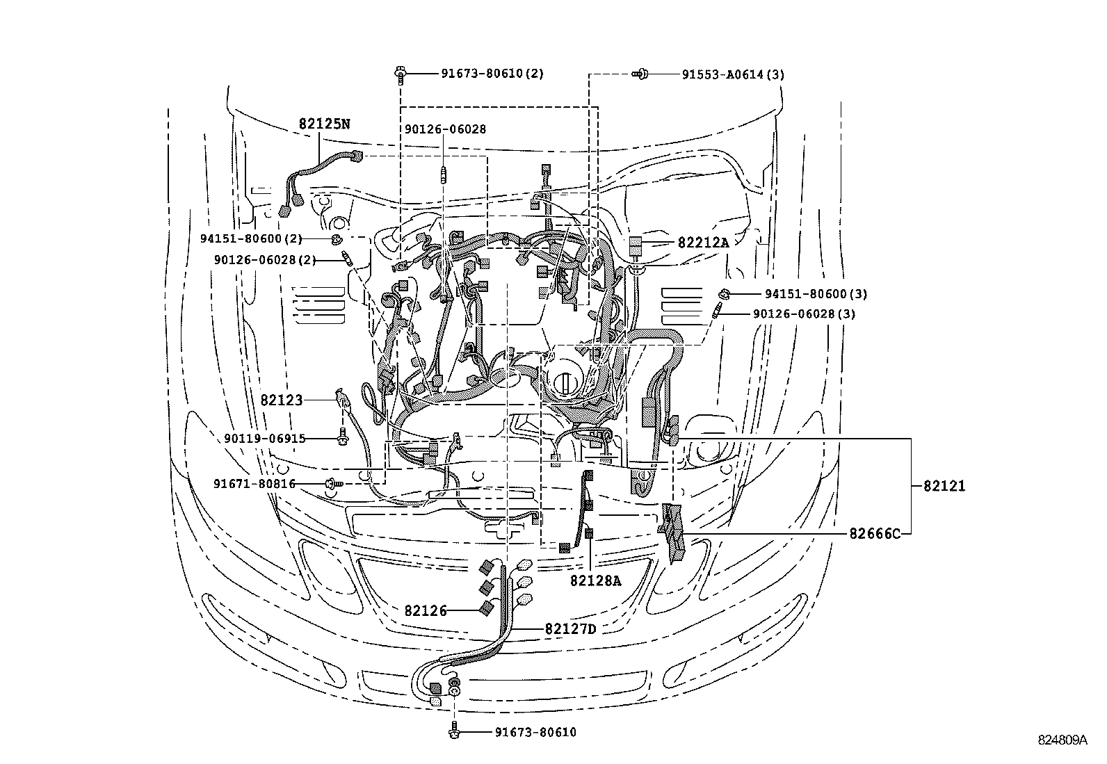  GS450H |  WIRING CLAMP