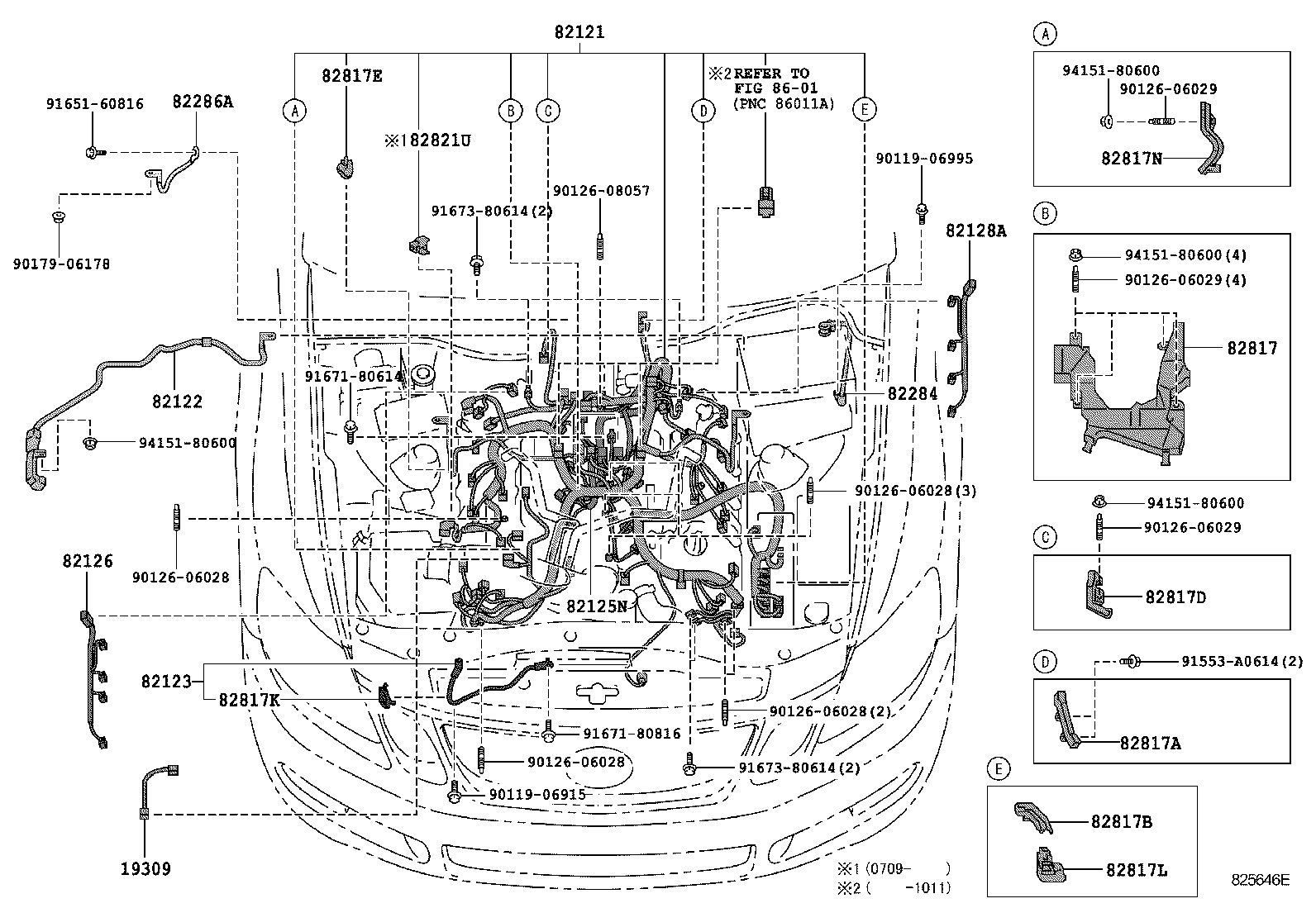  GS460 430 350 |  WIRING CLAMP