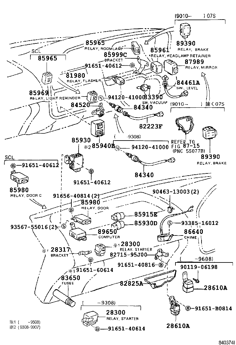  HIACE REGIUSACE |  SWITCH RELAY COMPUTER