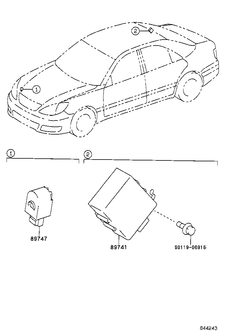  CAMRY |  WIRELESS DOOR LOCK