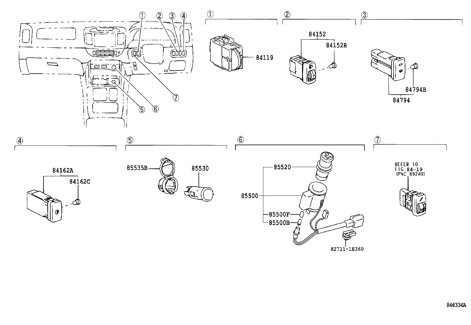  CAMRY |  SWITCH RELAY COMPUTER