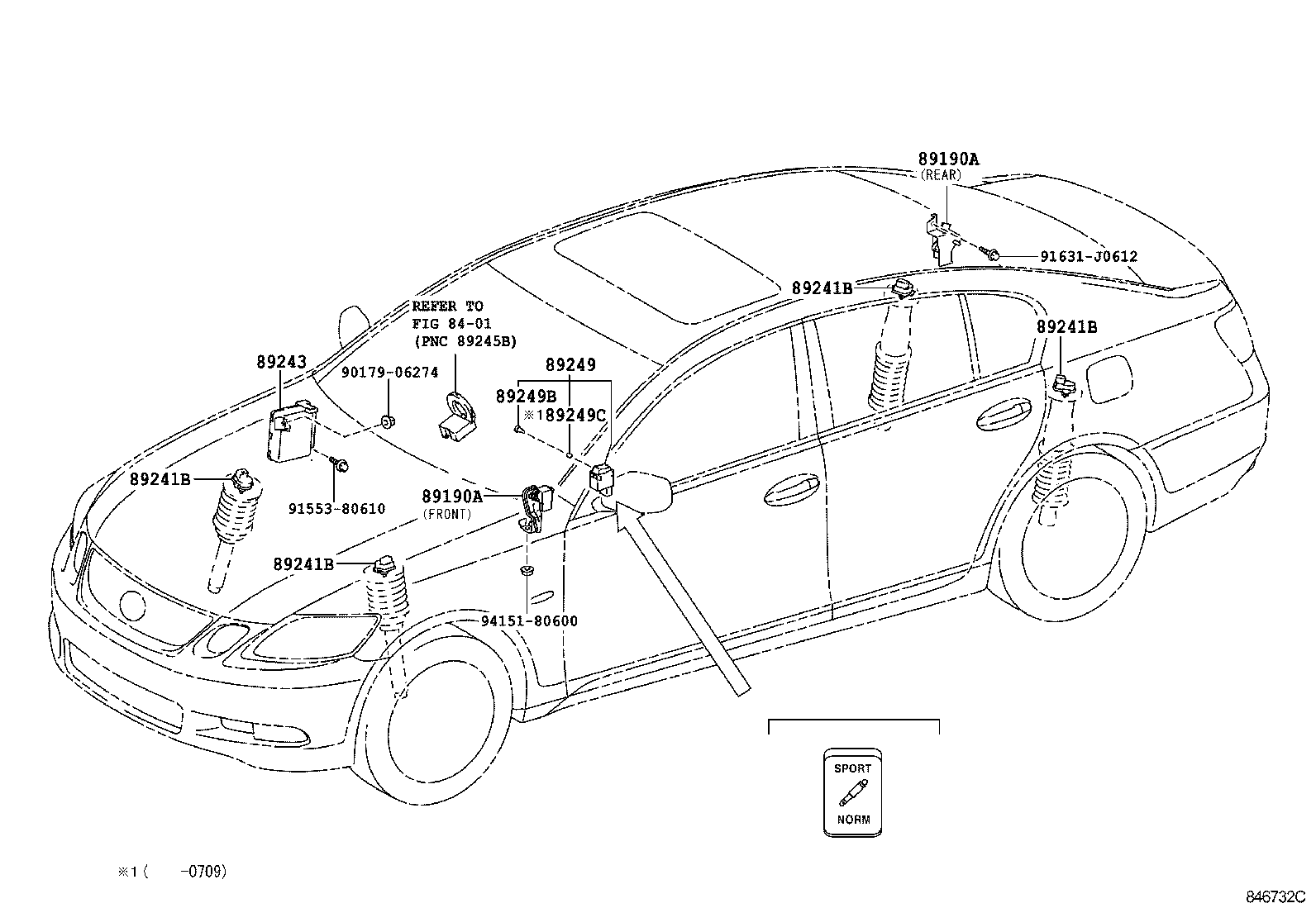  GS460 430 350 |  ELECTRONIC MODULATED SUSPENSION