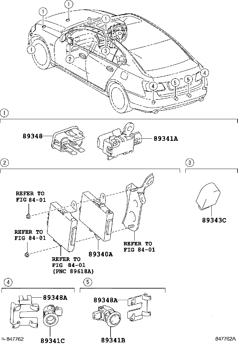  GS450H |  CLEARANCE BACK SONAR