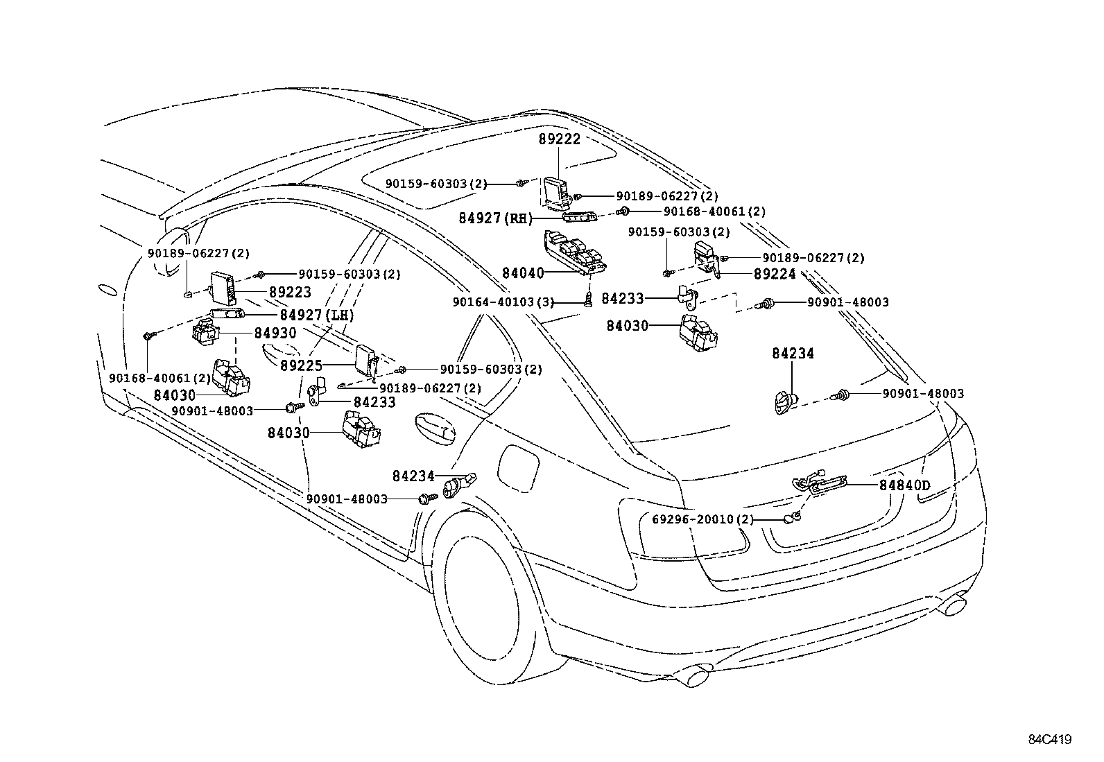  GS450H |  SWITCH RELAY COMPUTER