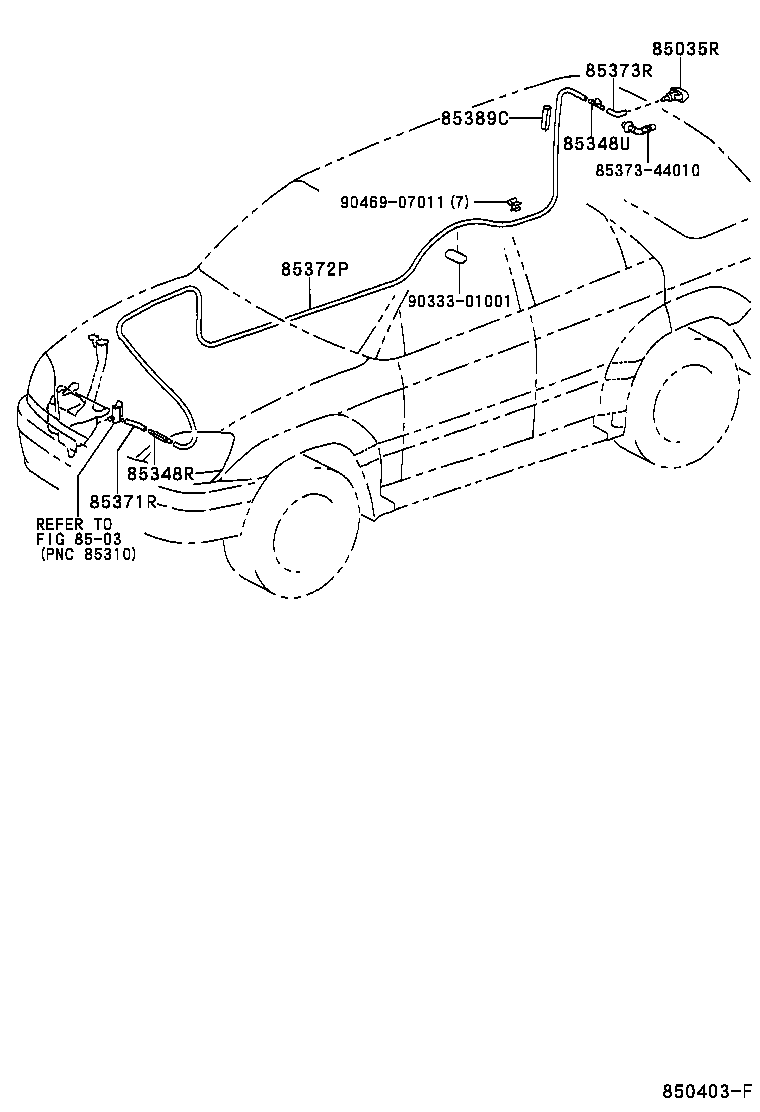  HARRIER |  REAR WASHER