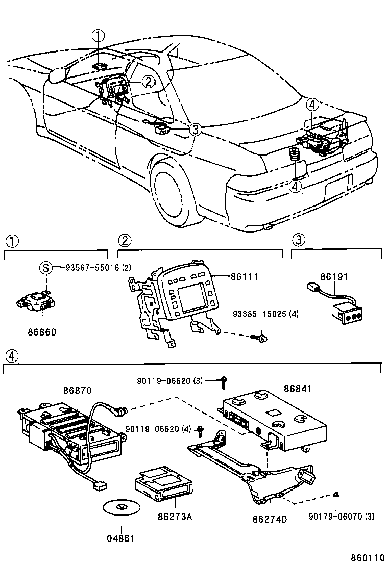  SOARER |  NAVIGATION FRONT MONITOR DISPLAY