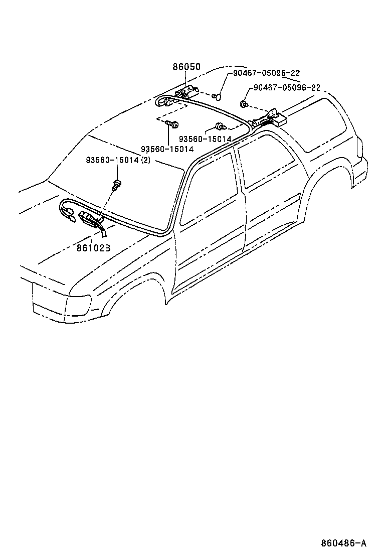  HILUX SURF |  ANTENNA