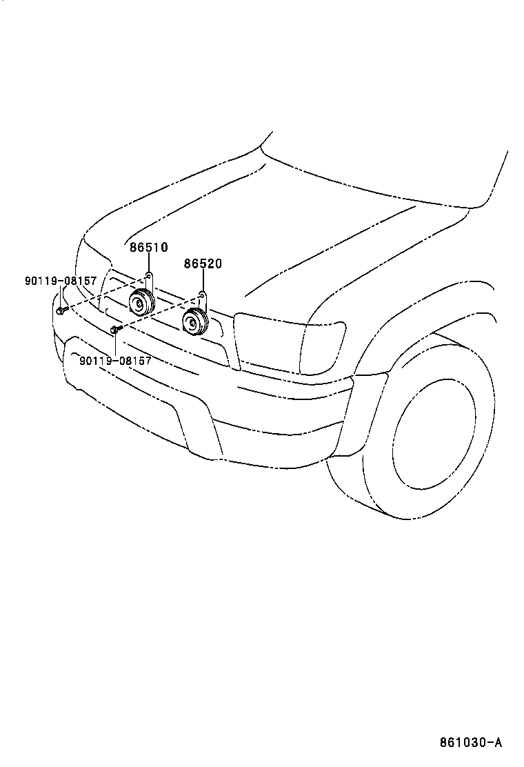  HILUX SURF |  HORN