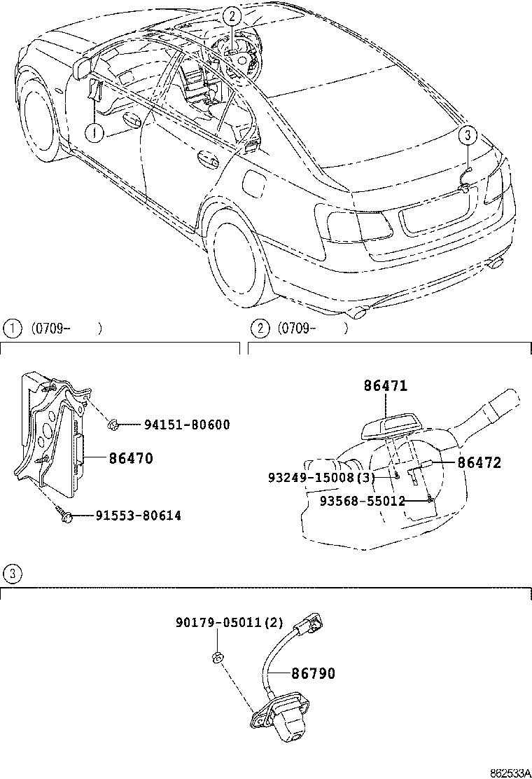  GS460 430 350 |  REAR MONITOR DISPLAY CAMERA