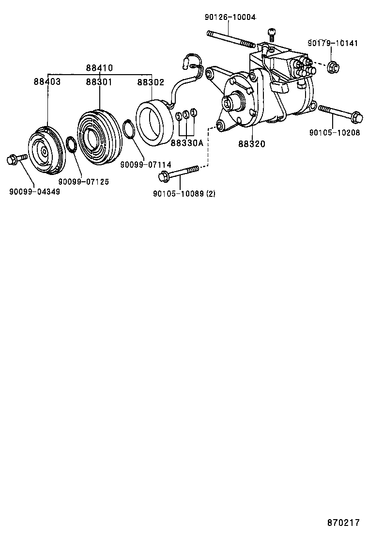  SOARER |  HEATING AIR CONDITIONING COMPRESSOR