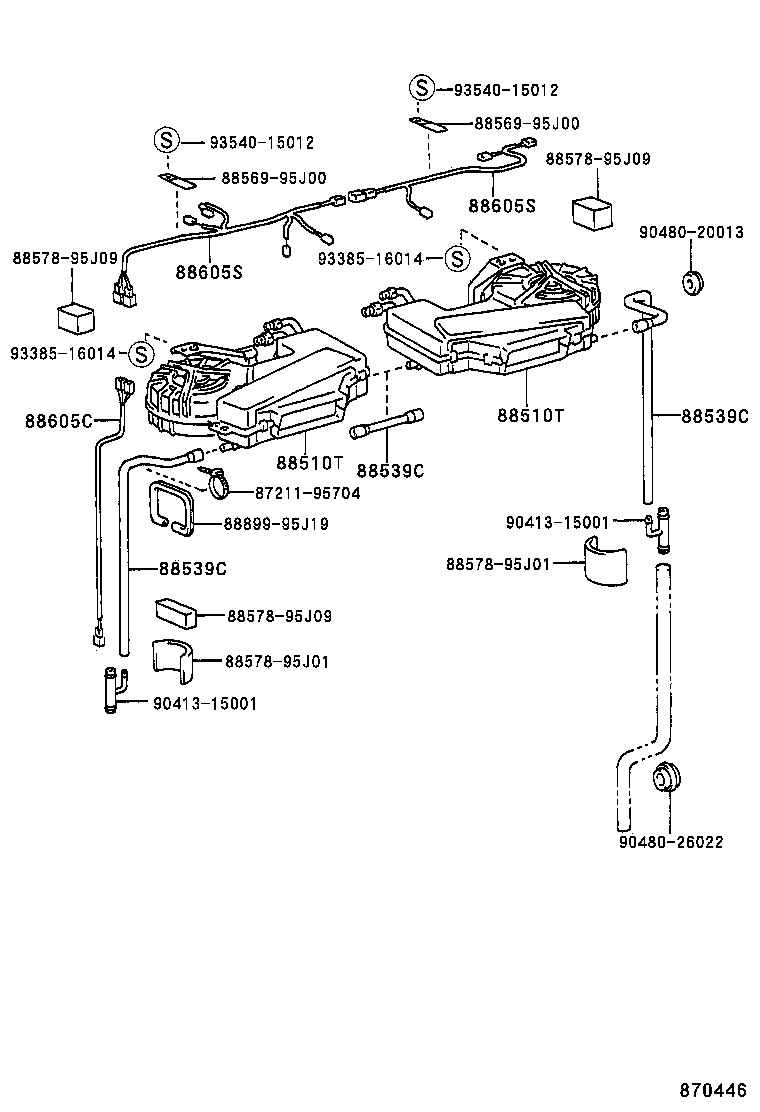  HIACE REGIUSACE |  HEATING AIR CONDITIONING COOLER UNIT