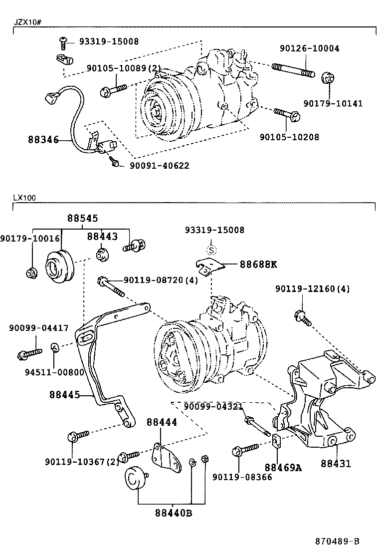  CHASER |  HEATING AIR CONDITIONING COMPRESSOR