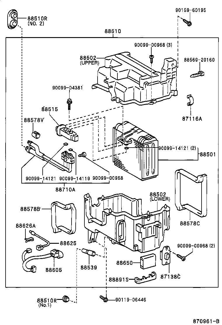  HILUX SURF |  HEATING AIR CONDITIONING COOLER UNIT