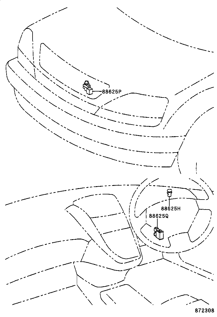  HARRIER |  HEATING AIR CONDITIONING CONTROL AIR DUCT