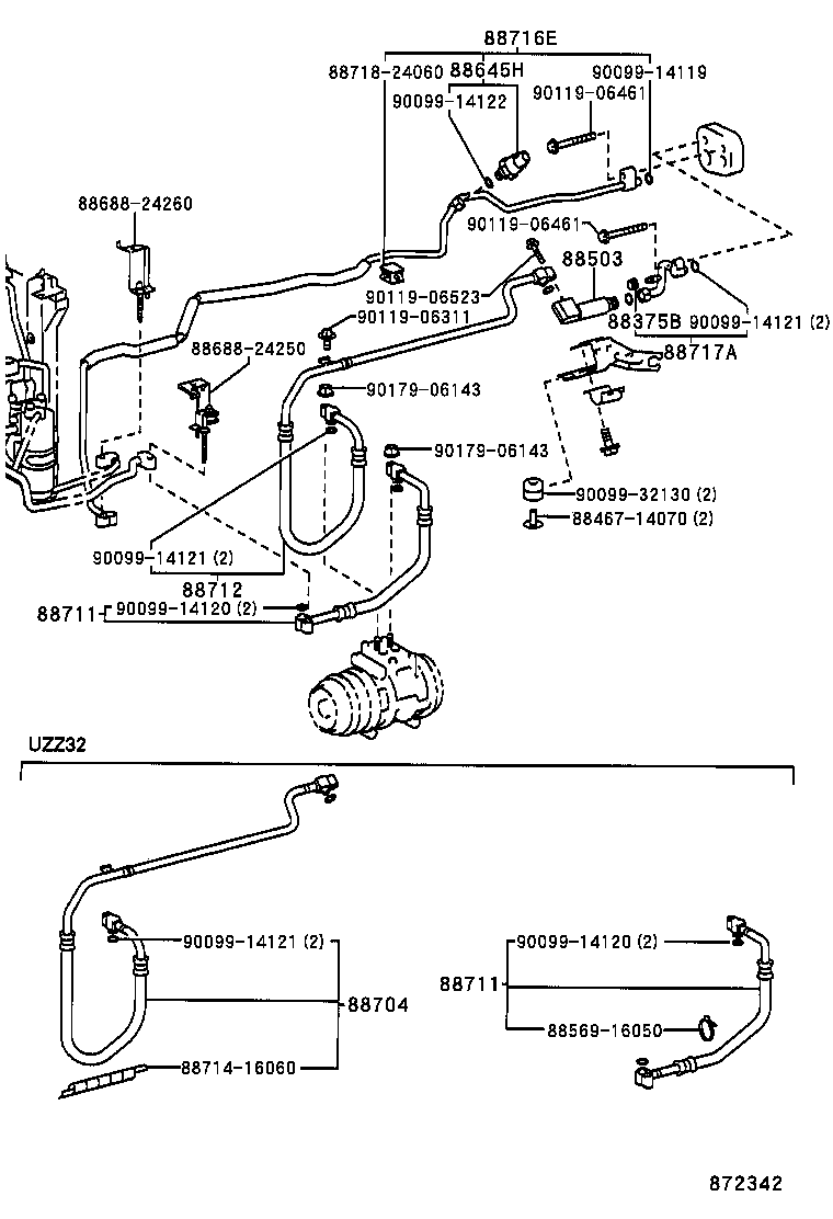  SOARER |  HEATING AIR CONDITIONING COOLER PIPING