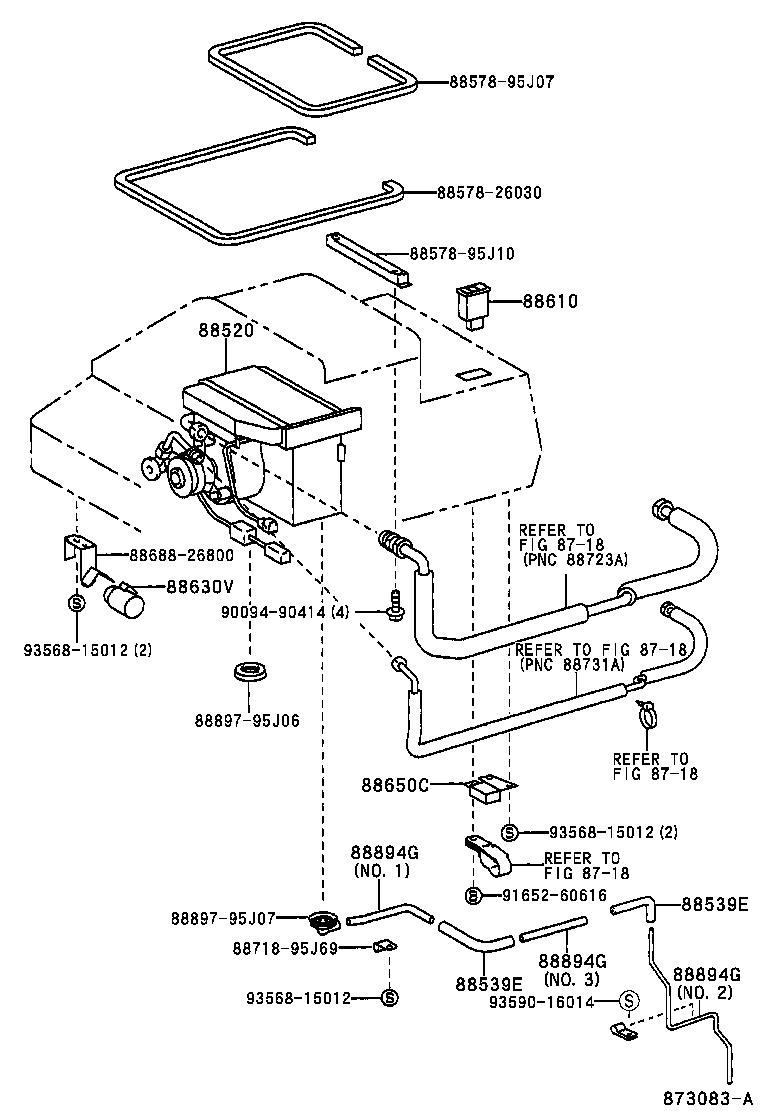  HIACE REGIUSACE |  HEATING AIR CONDITIONING COOLER UNIT