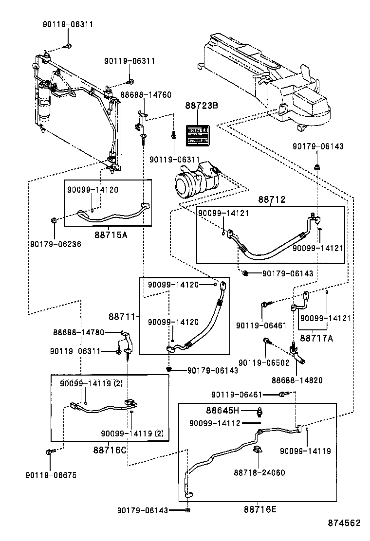  SUPRA |  HEATING AIR CONDITIONING COOLER PIPING