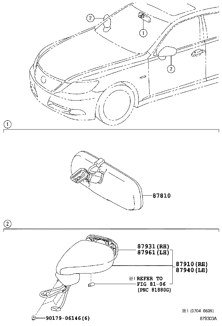  LS600H 600HL |  MIRROR