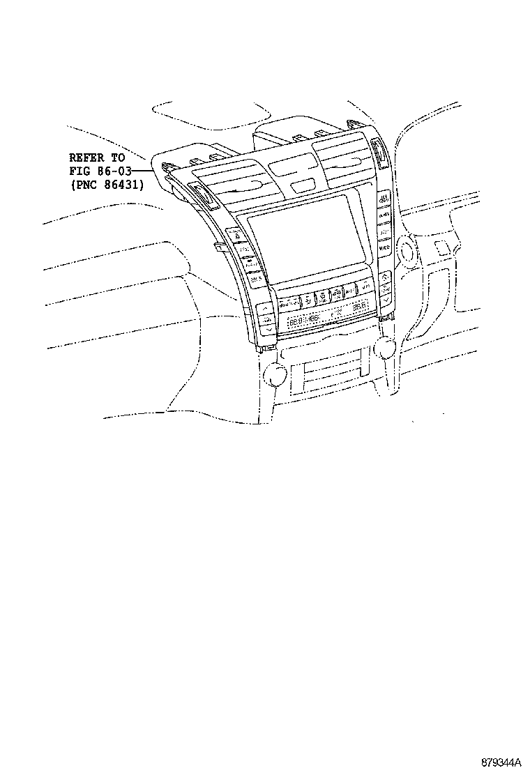  LS600H 600HL |  HEATING AIR CONDITIONING CONTROL AIR DUCT