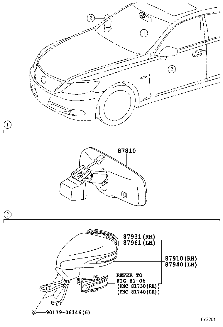  LS600H 600HL |  MIRROR