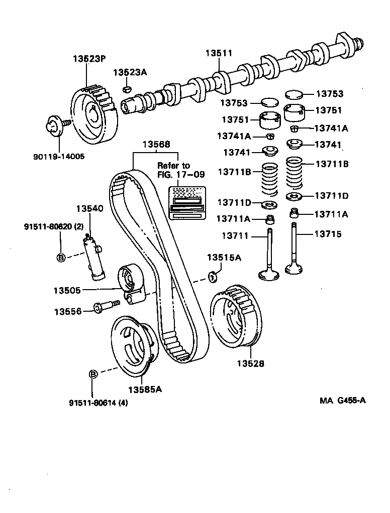  HILUX SURF |  CAMSHAFT VALVE