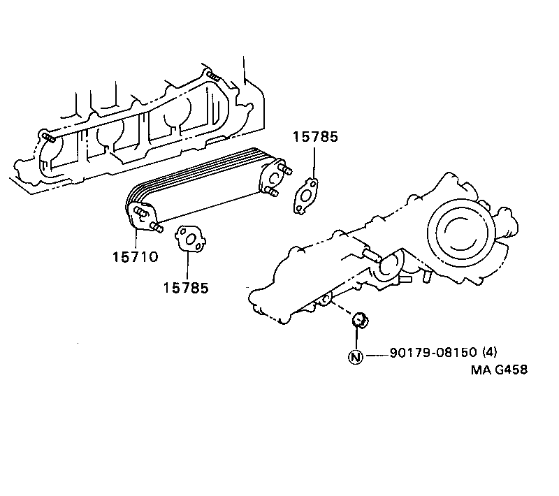  HILUX SURF |  ENGINE OIL COOLER