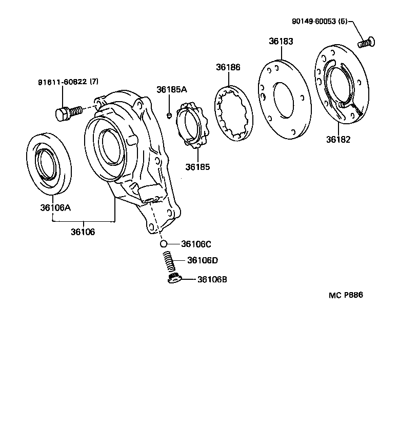  HIACE REGIUSACE |  TRANSFER OIL PUMP