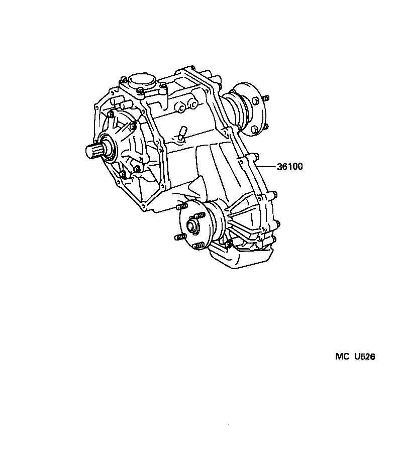  HILUX SURF |  TRANSFER ASSEMBLY GASKET KIT