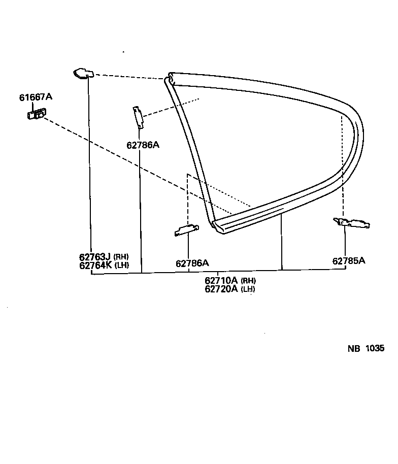  SUPRA |  QUARTER WINDOW