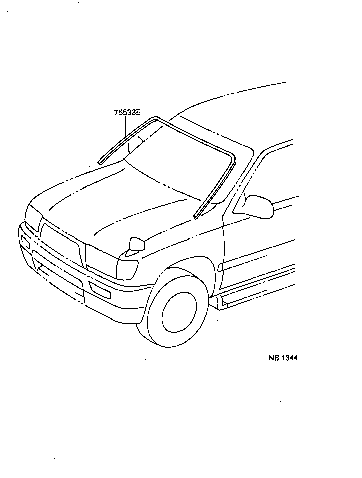  HILUX SURF |  MOULDING