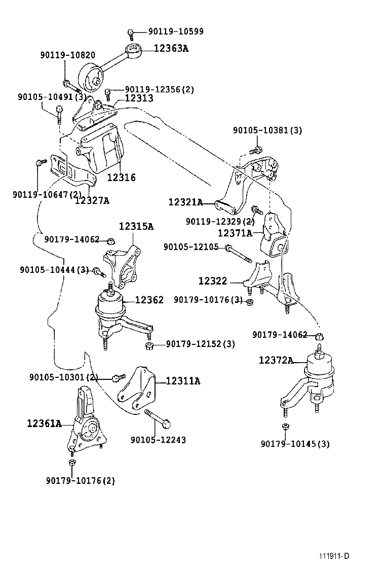  HARRIER |  MOUNTING