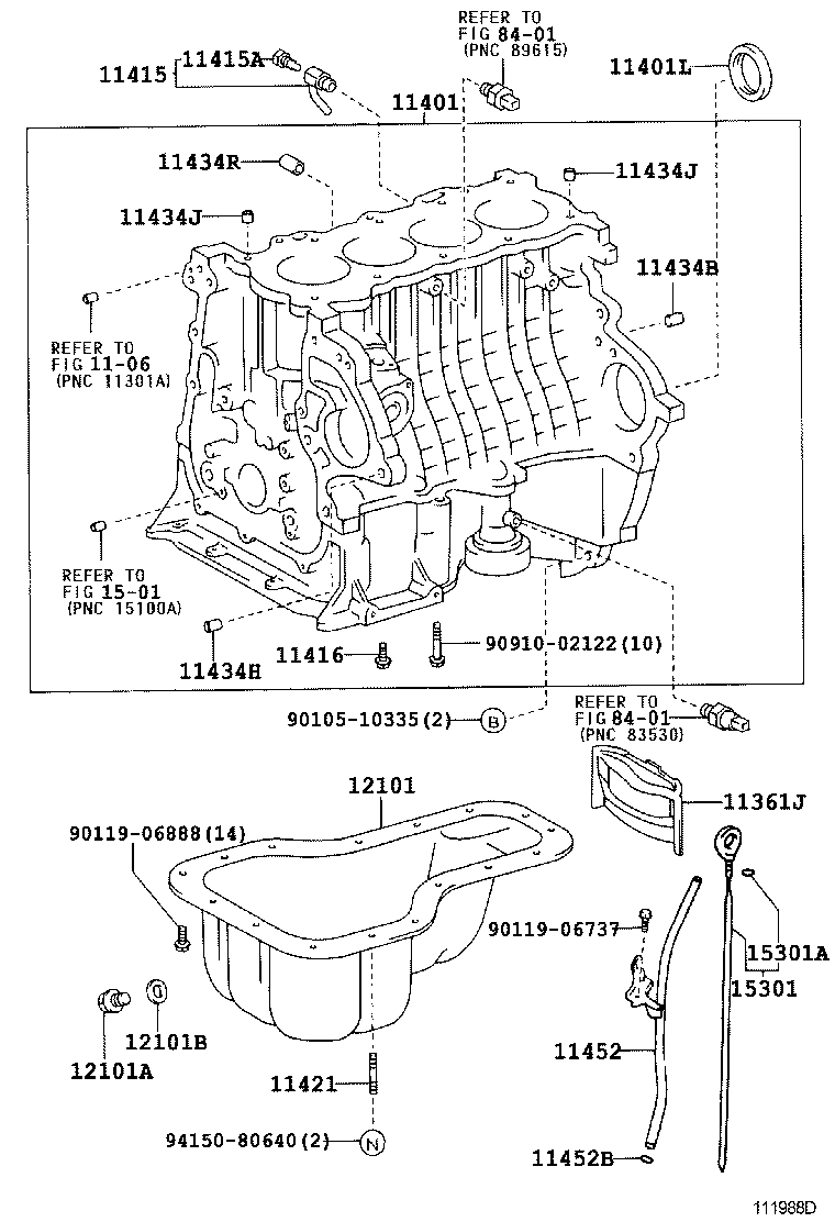  RAV4 J L |  CYLINDER BLOCK