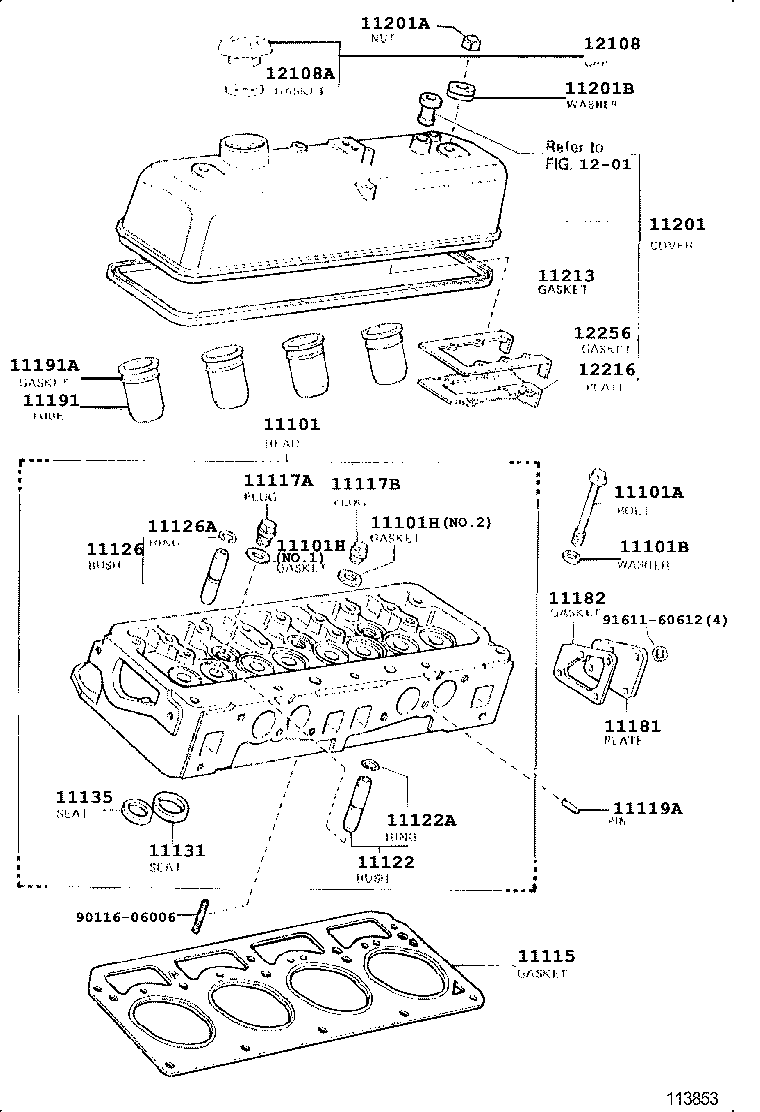  LITE TOWNACE V WG |  CYLINDER HEAD