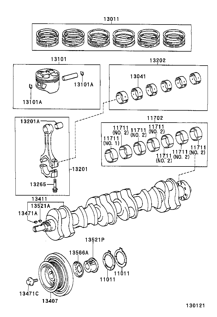  ORIGIN |  CRANKSHAFT PISTON