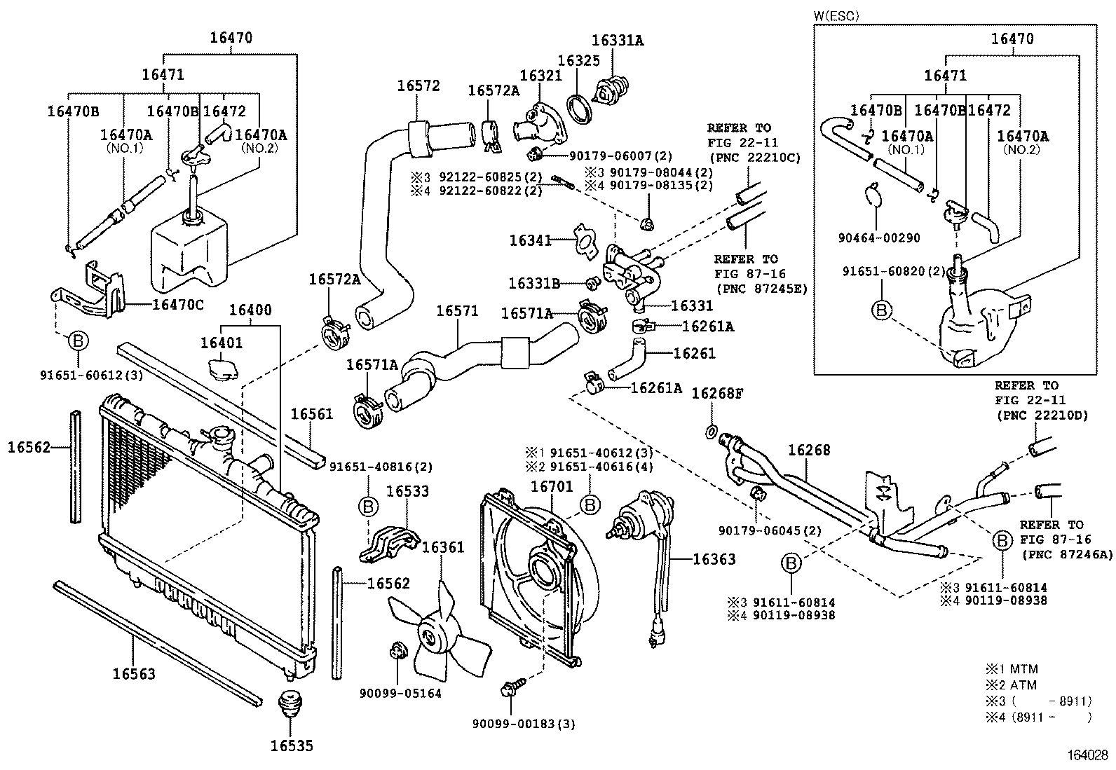 toyota corona st170 parts #2