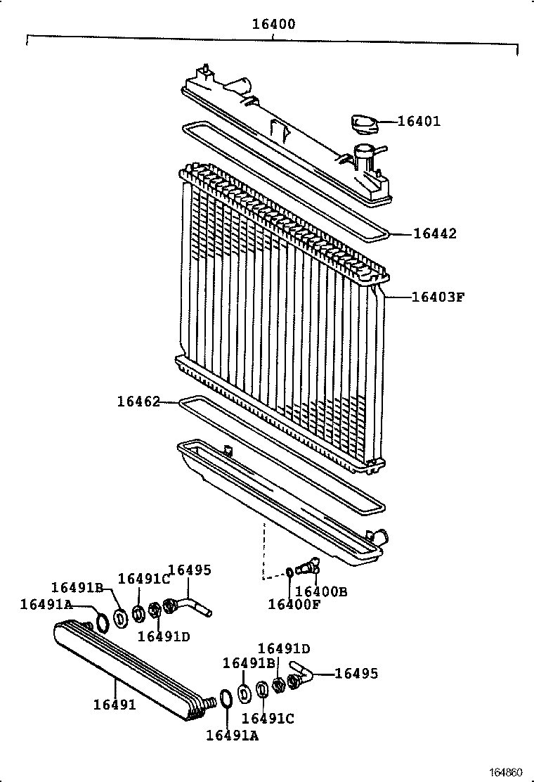  GRANVIA GRAND HIACE |  RADIATOR WATER OUTLET