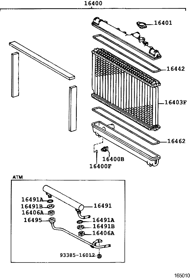  CORONA EXIV |  RADIATOR WATER OUTLET