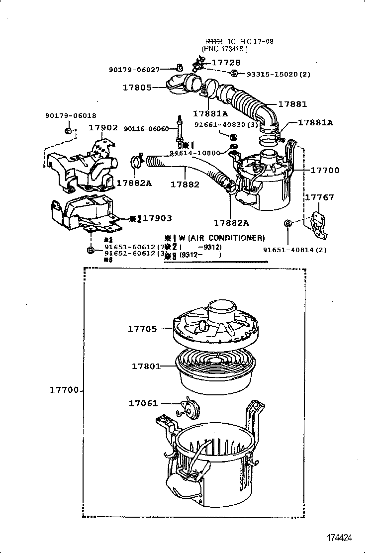  LITE TOWNACE V WG |  AIR CLEANER