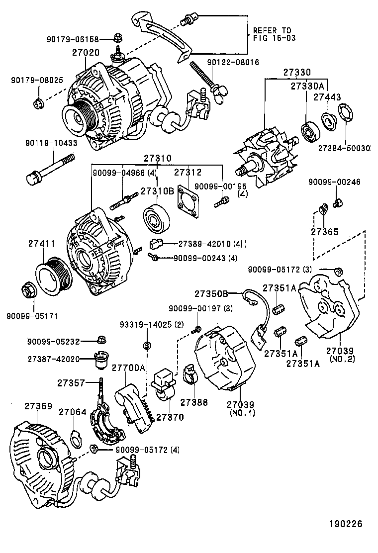  ESTIMA |  ALTERNATOR