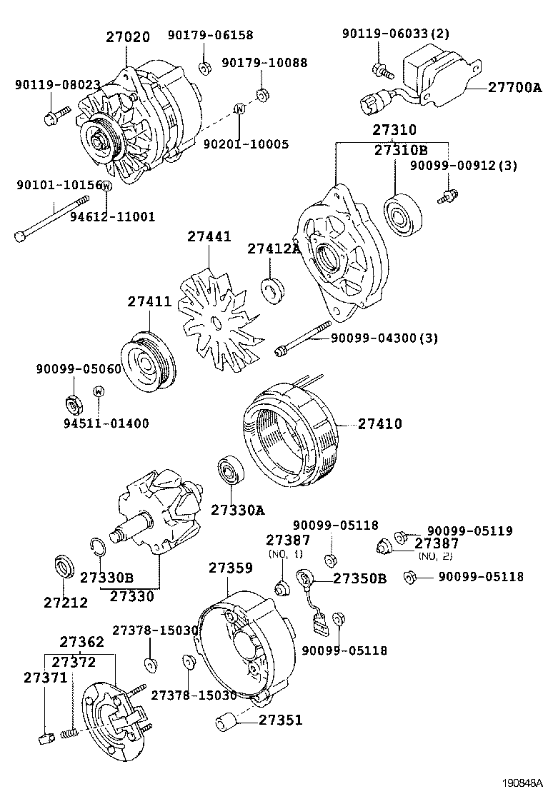  HILUX |  ALTERNATOR