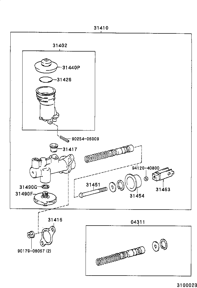  LAND CRUISER PRADO |  CLUTCH MASTER CYLINDER