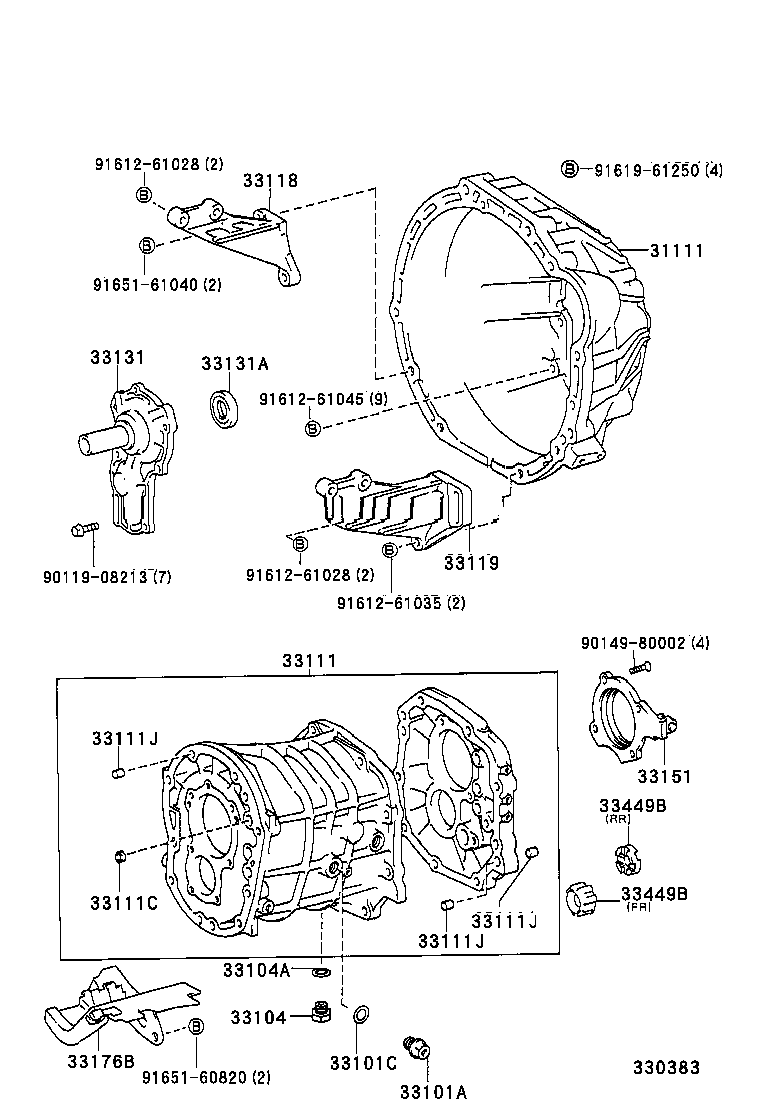  CROWN CROWN MAJESTA |  CLUTCH HOUSING TRANSMISSION CASE MTM