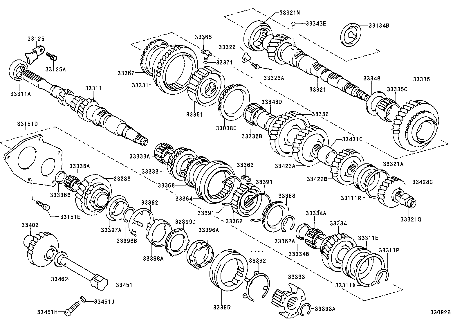  CARINA FF |  TRANSMISSION GEAR MTM