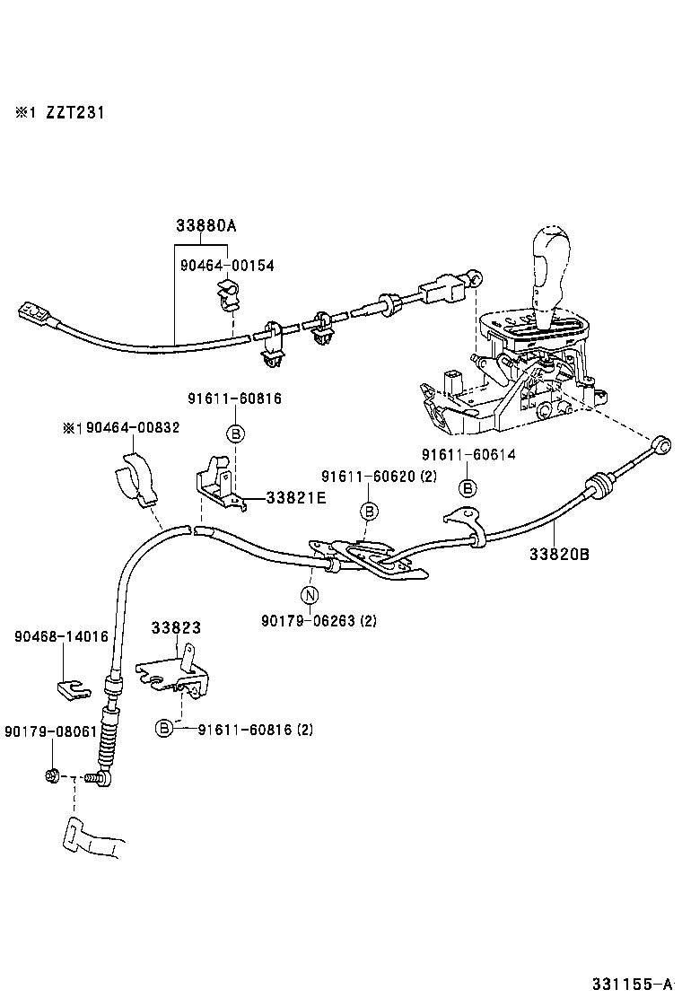  CELICA |  SHIFT LEVER RETAINER