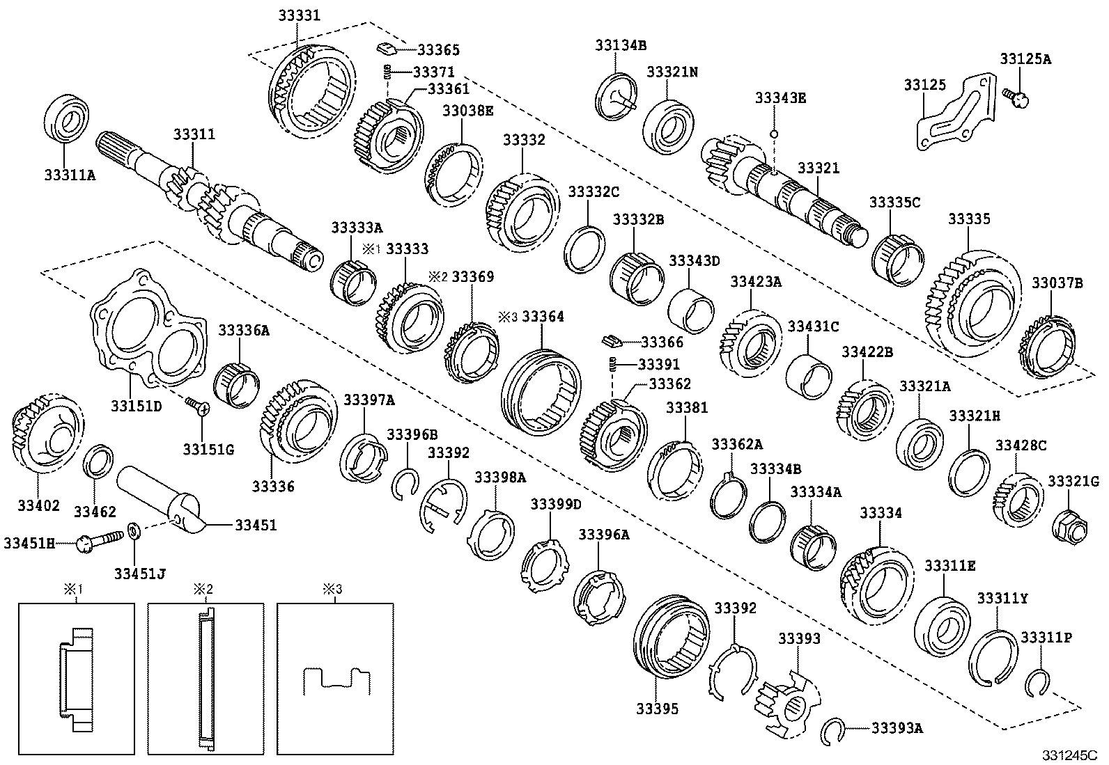  CALDINA |  TRANSMISSION GEAR MTM