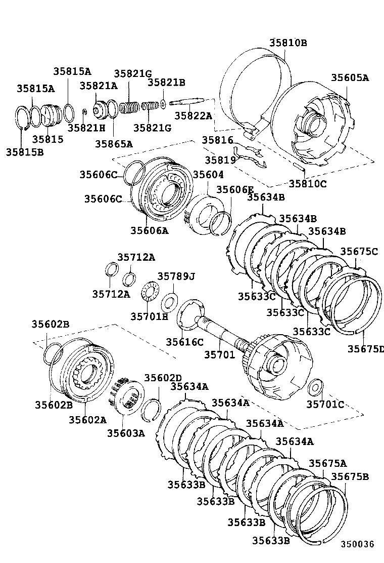  IPSUM |  BRAKE BAND MULTIPLE DISC CLUTCH ATM