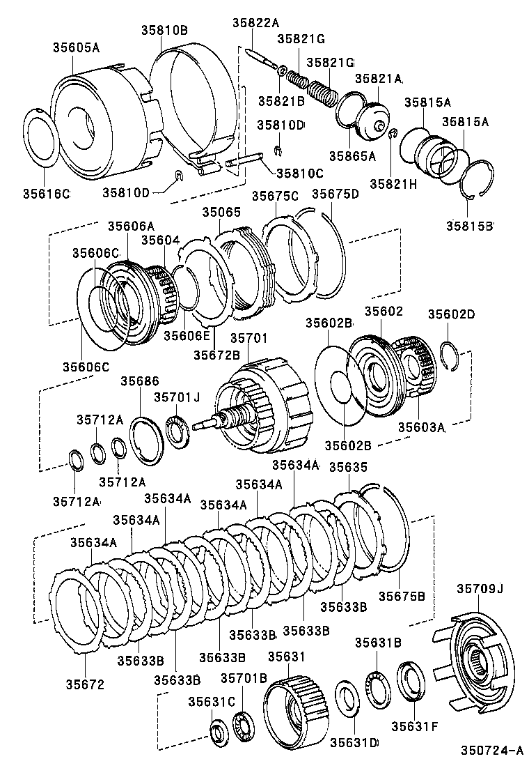  CELSIOR |  BRAKE BAND MULTIPLE DISC CLUTCH ATM