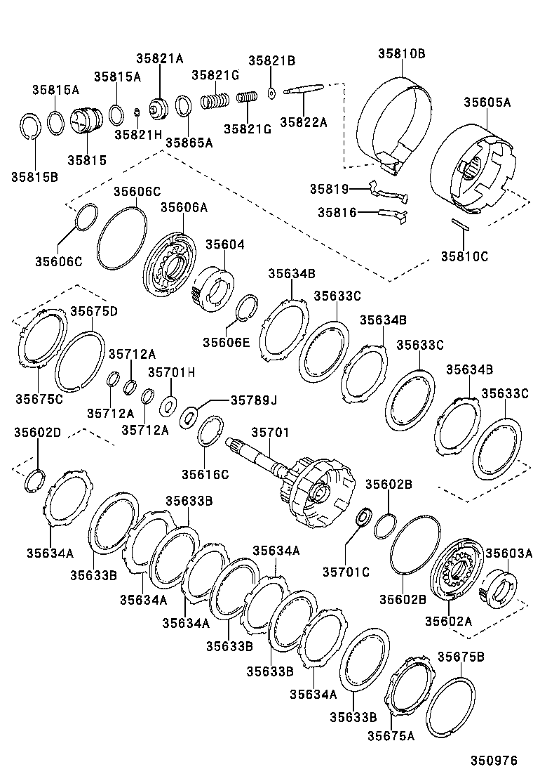  MR2 |  BRAKE BAND MULTIPLE DISC CLUTCH ATM