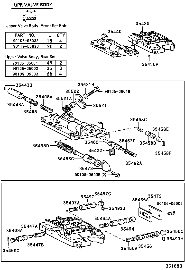  QUICK DELIVERY |  VALVE BODY OIL STRAINER ATM